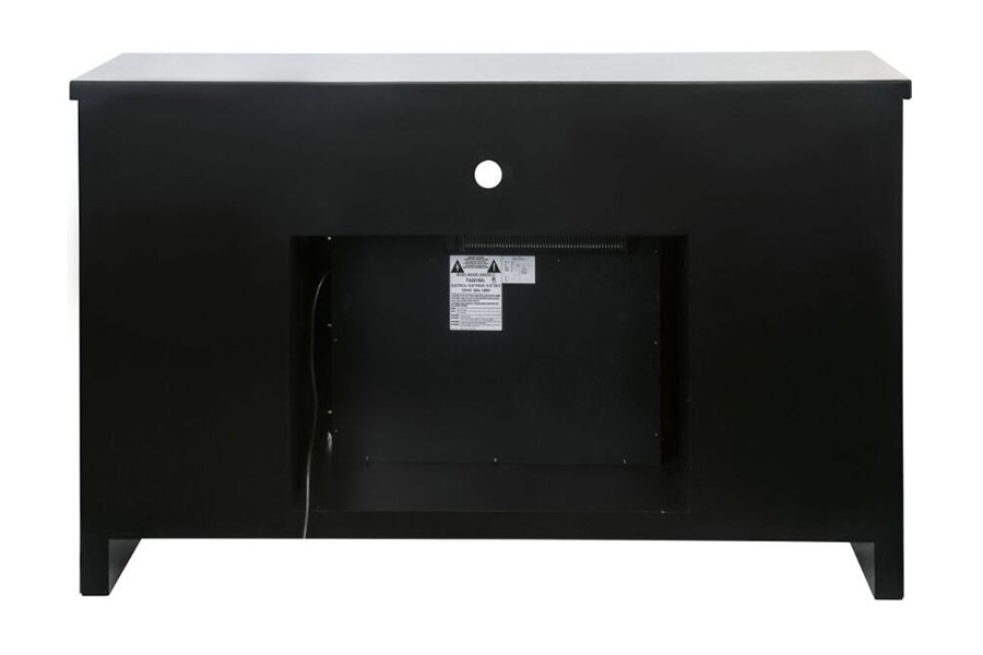 ACME - Noralie TV Stand with Fireplace in Mirrored/Faux Diamonds (91775)