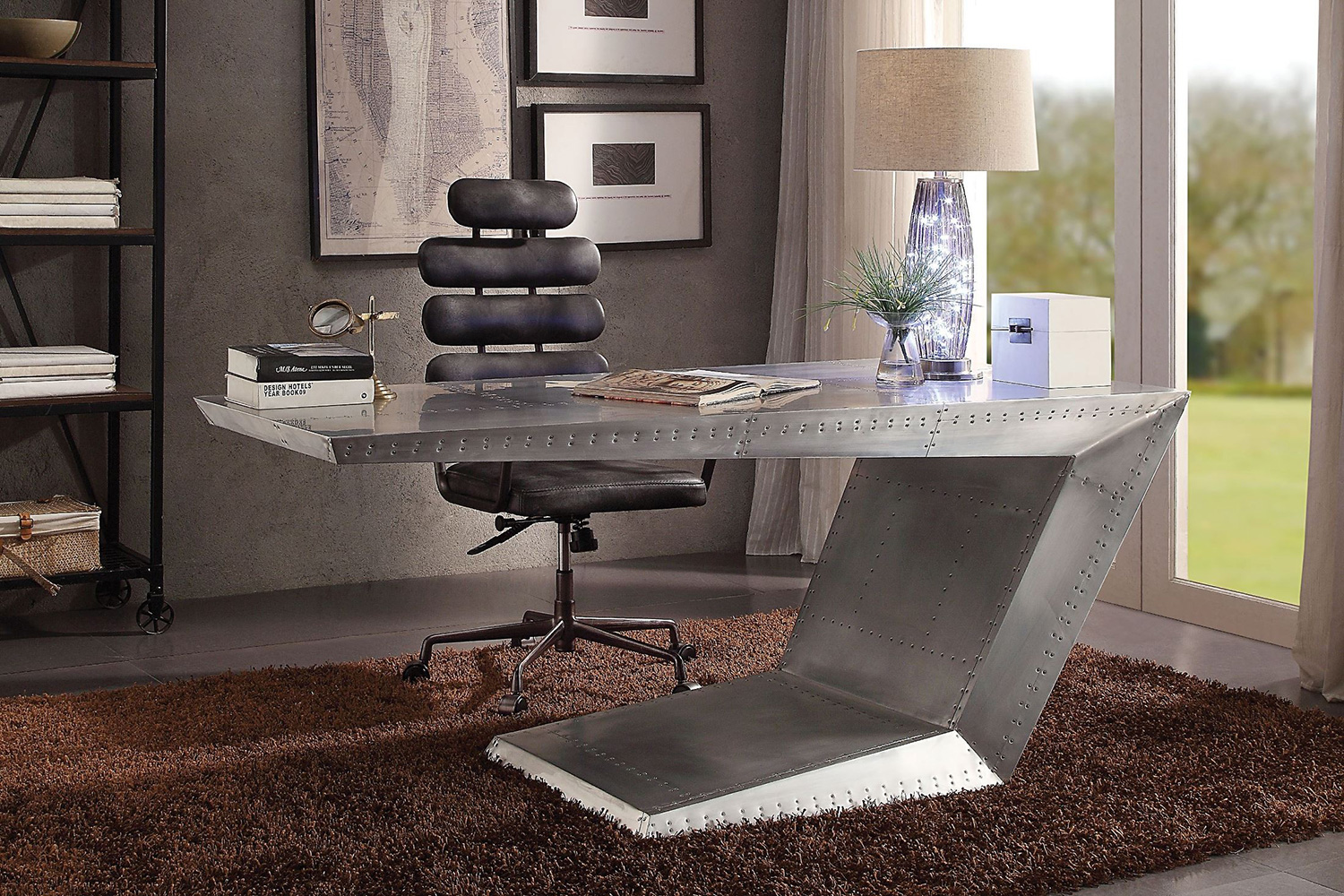 ACME - Calan Leather Executive Office Chair