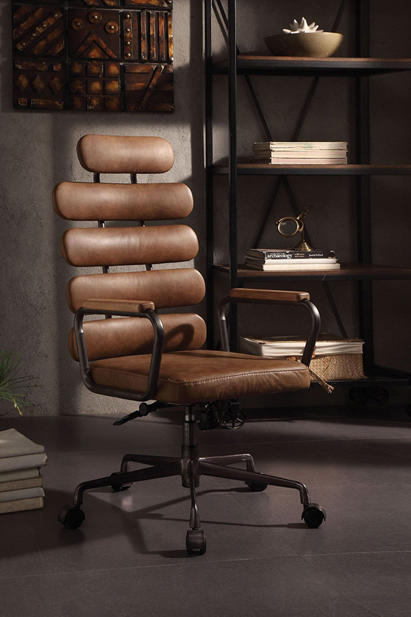 ACME - Calan Leather Executive Office Chair