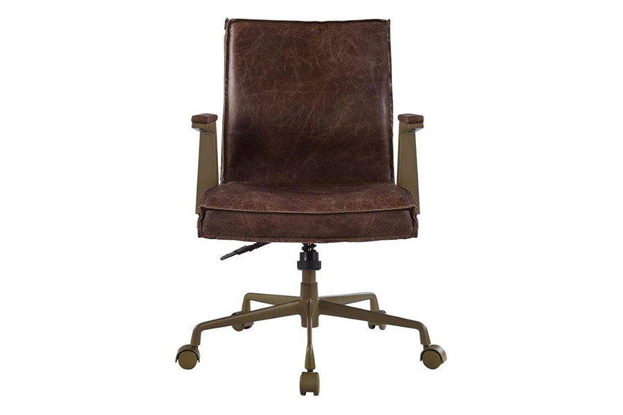 ACME Attica Executive Office Chair - Espresso Top Grain Leather