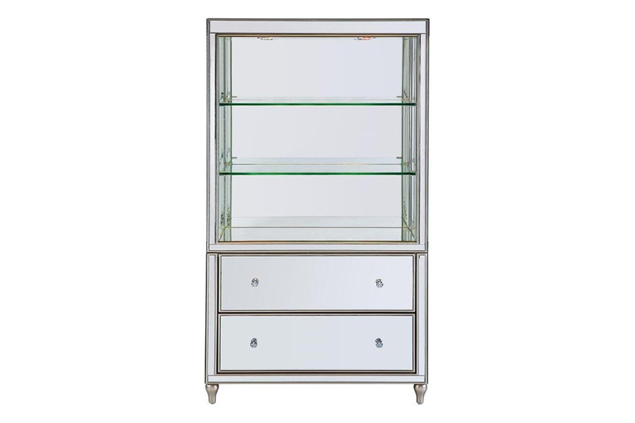 ACME - Dominic Bookcase in Mirrored