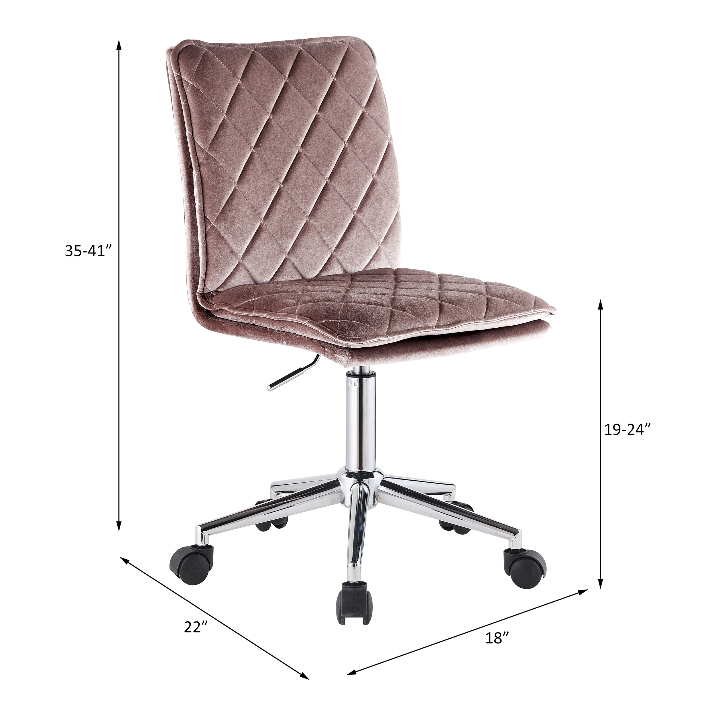 ACME - Aestris Office Chair in Pink
