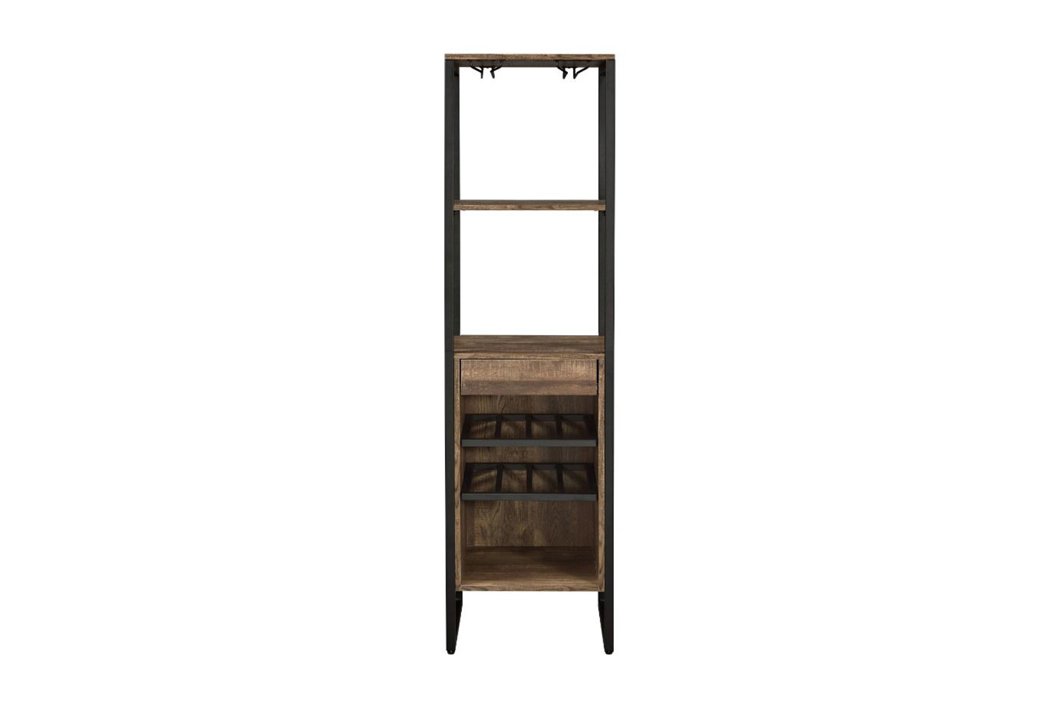 ACME - Narik Wine Rack in Weathered Oak