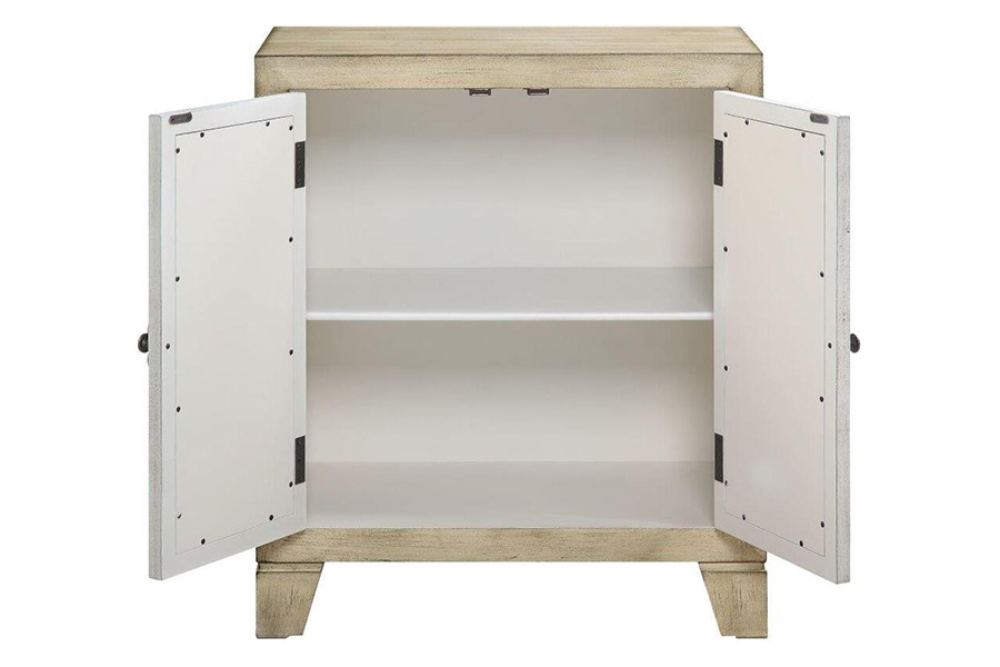 ACME - Nalani Console Cabinet in Antique White
