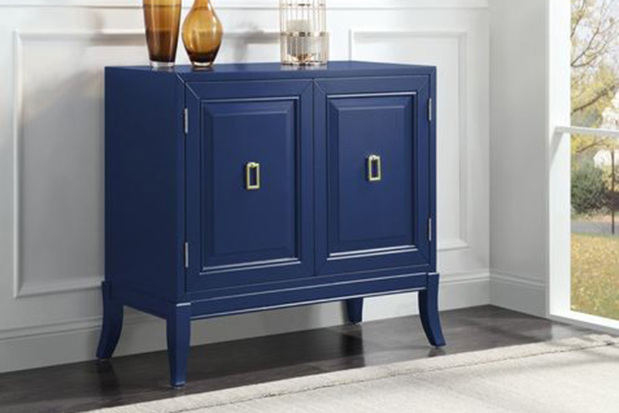 ACME Clem Console Table - Blue Finish