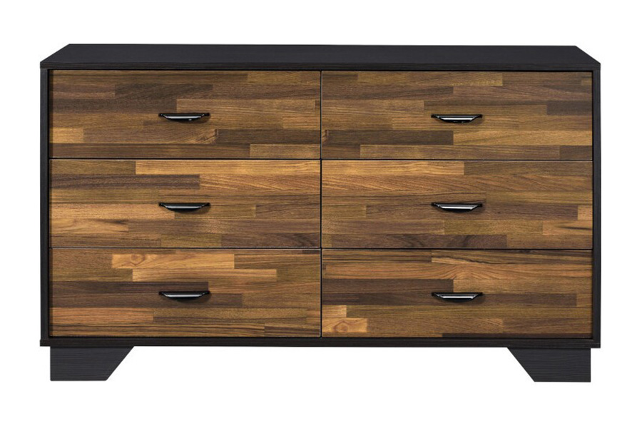 ACME - Eos Dresser in Walnut/Black