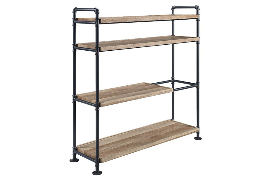ACME - Brantley Bookshelf in Oak/Sandy Black (AC00757)