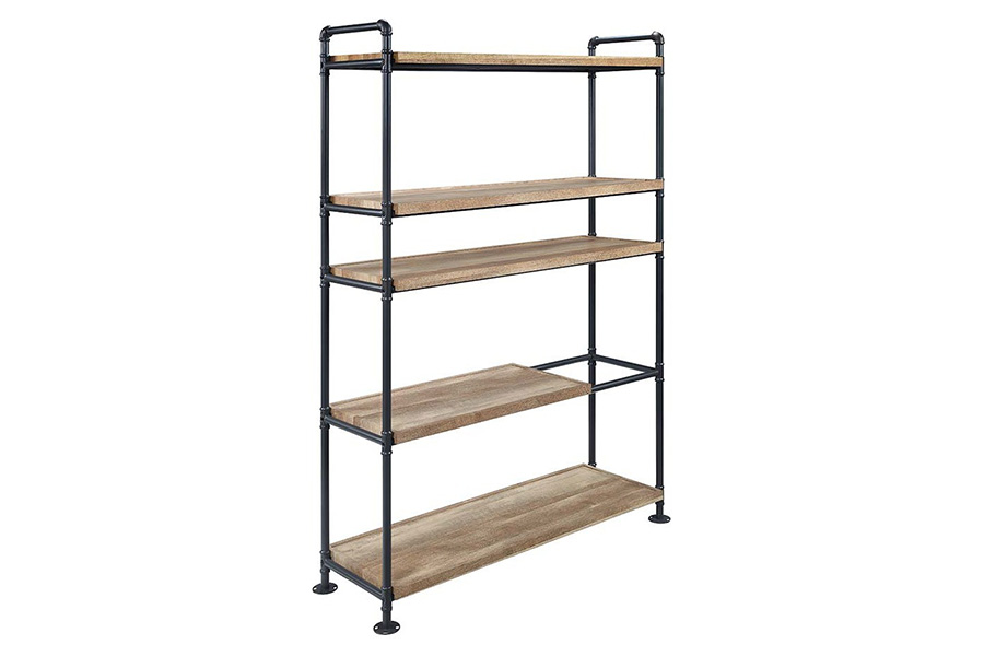 ACME - Brantley Bookshelf in Oak/Sandy Black (AC00758)