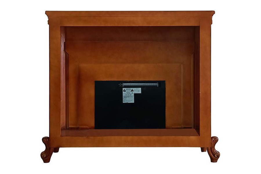 ACME Picardy Fireplace - Honey Oak Finish