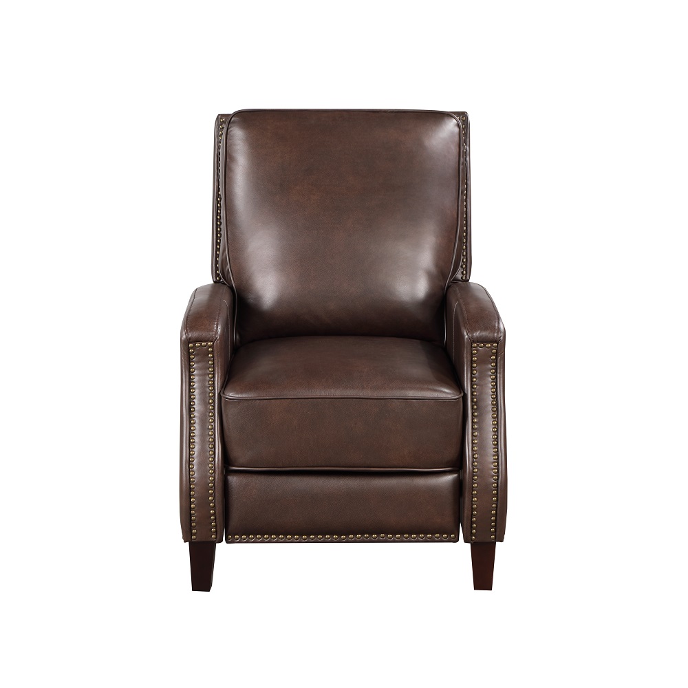 ACME Venice Accent Chair with Footrest - Dark Brown