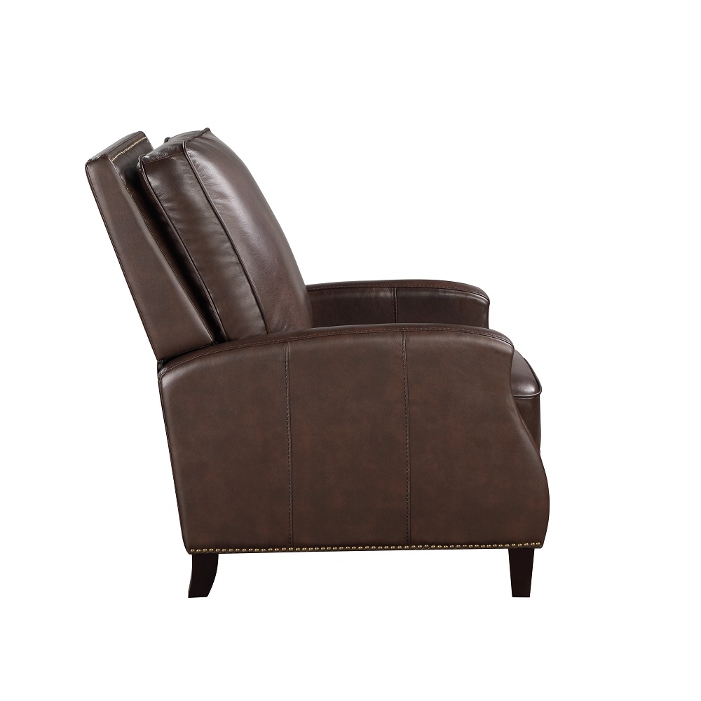 ACME Venice Accent Chair with Footrest - Dark Brown