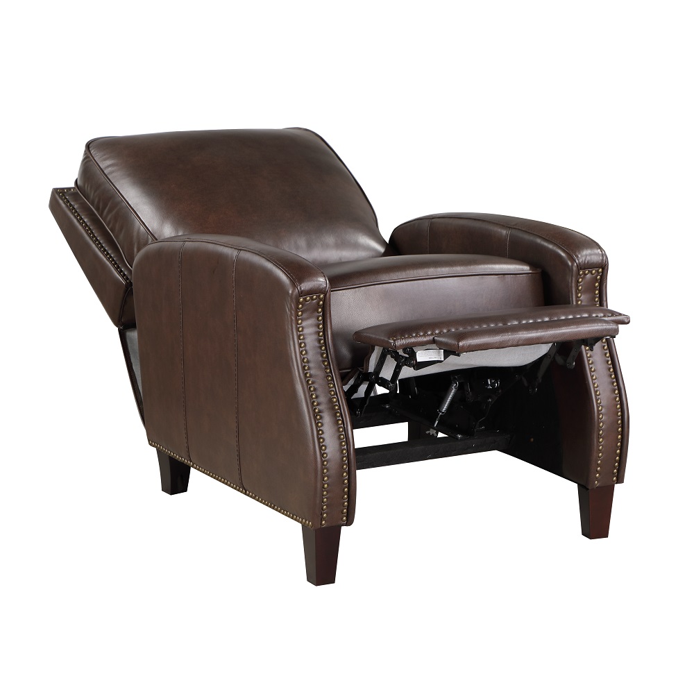 ACME Venice Accent Chair with Footrest - Dark Brown