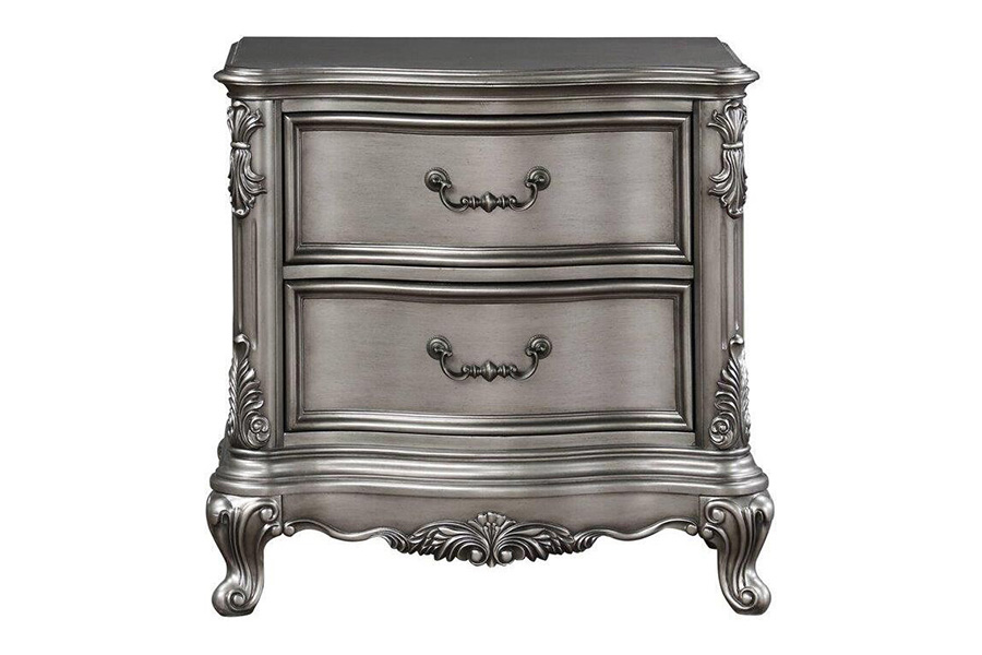 ACME - Ariadne Nightstand in Antique Platinum