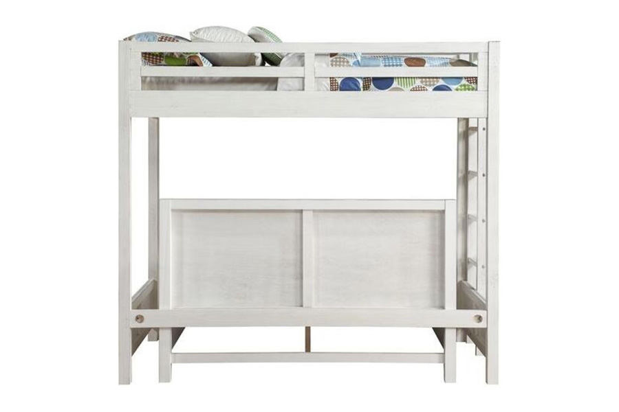 ACME Celerina Queeen Bed - Weathered White