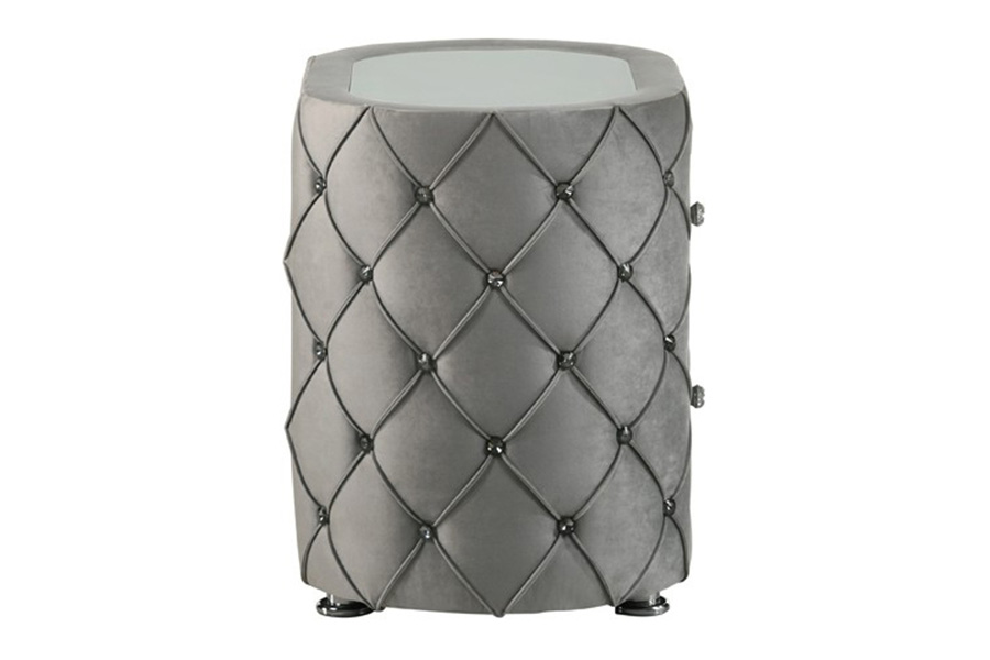 ACME - Perine Nightstand in Gray