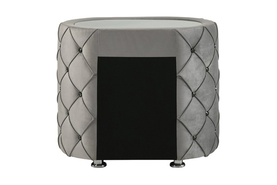 ACME - Perine Nightstand in Gray