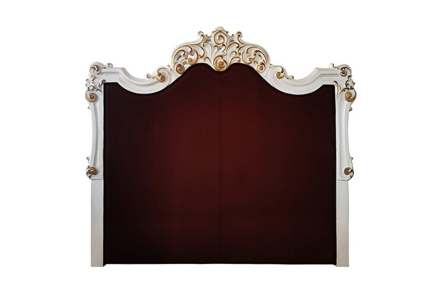 ACME Vendom Bed - Antique Pearl Finish, California King Size