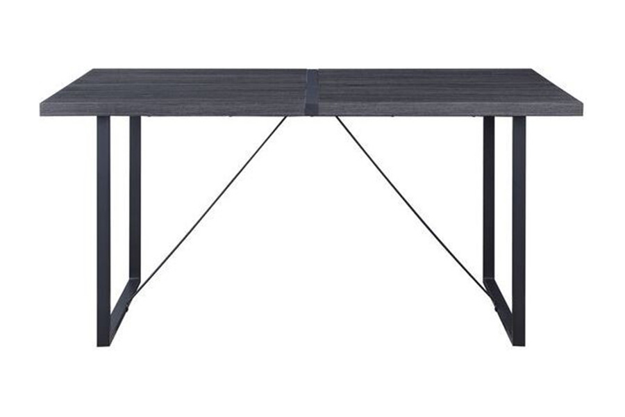 ACME - Nakula Dining Table in Gray Oak/Black