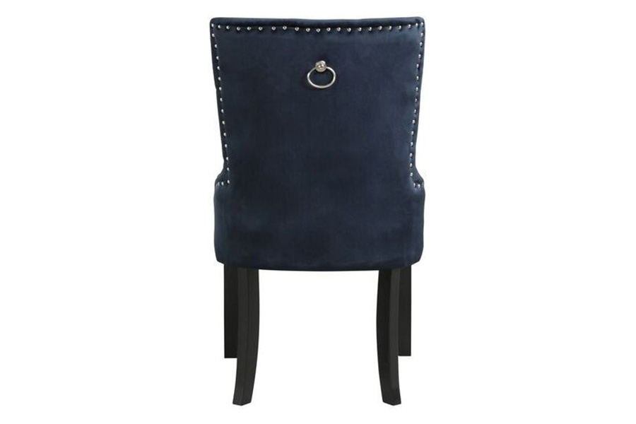 ACME Varian II Side Chair - Dark Navy/Black