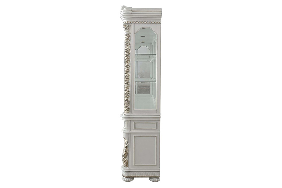 ACME - Vendome Buffet & Hutch in Antique Pearl