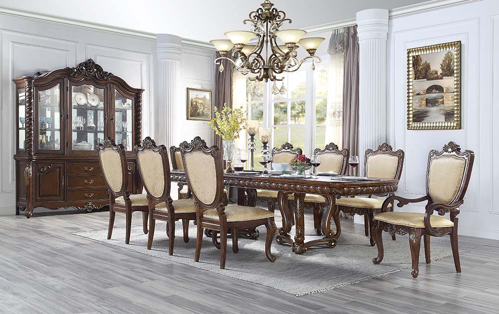 ACME - Devayne Dining Table in Dark Walnut (DN01362)