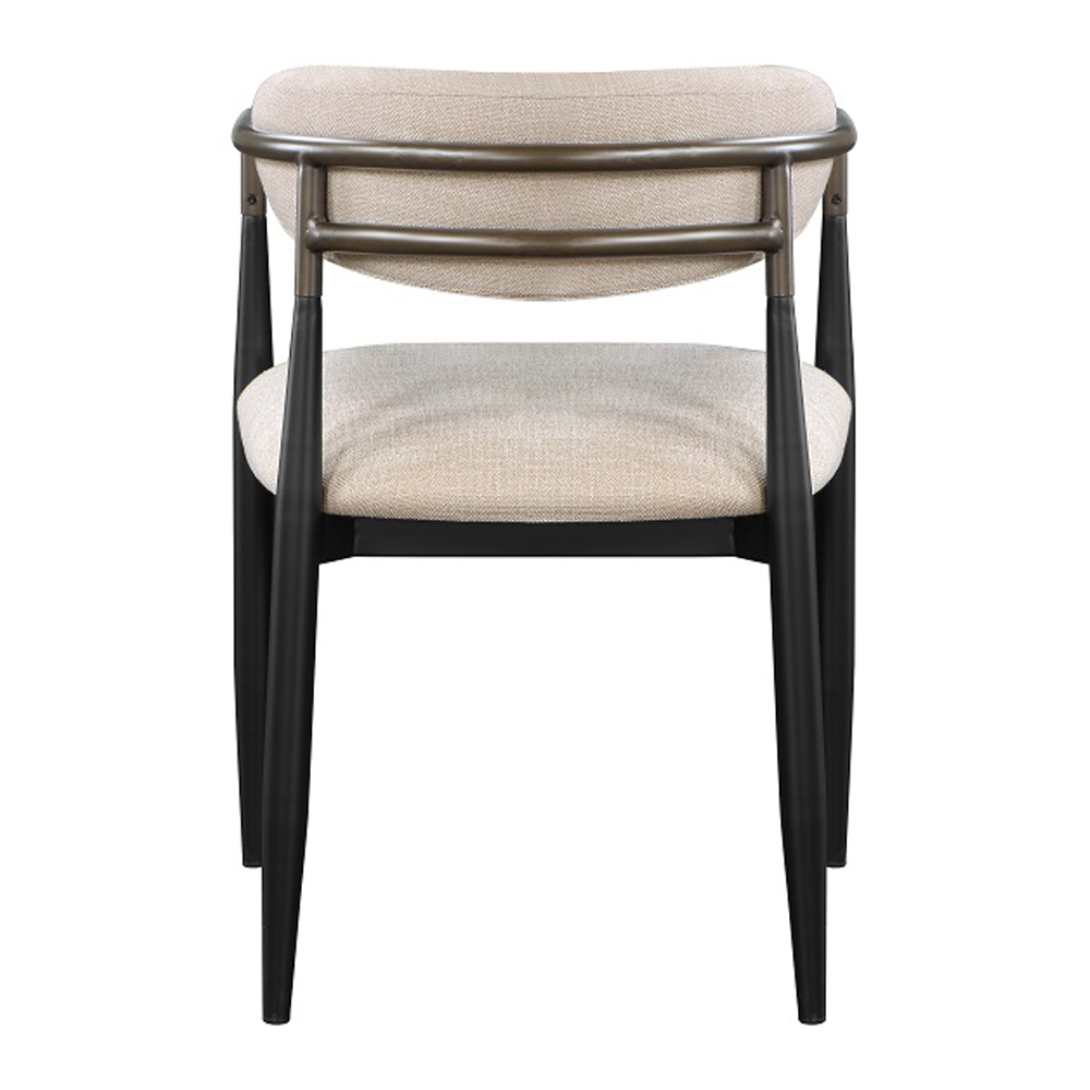 ACME Jaramillo Side Chair (Set of 2) - Beige Black