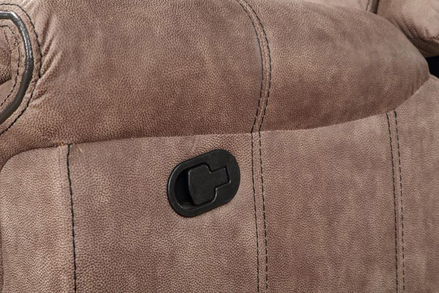 ACME Dollum Sectional Sofa - 2-Tone Chocolate Velvet
