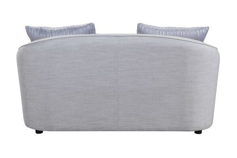 ACME - Mahler II Loveseat with 4 Pillows in Beige