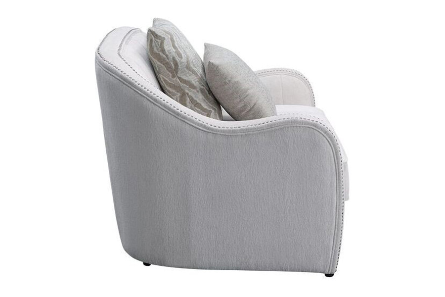 ACME - Mahler Chair with 2 Pillows in Beige