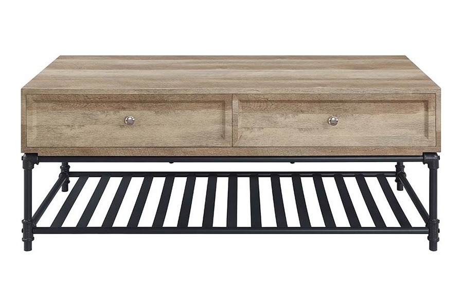 ACME - Brantley II Coffee Table in Oak/Sandy Black