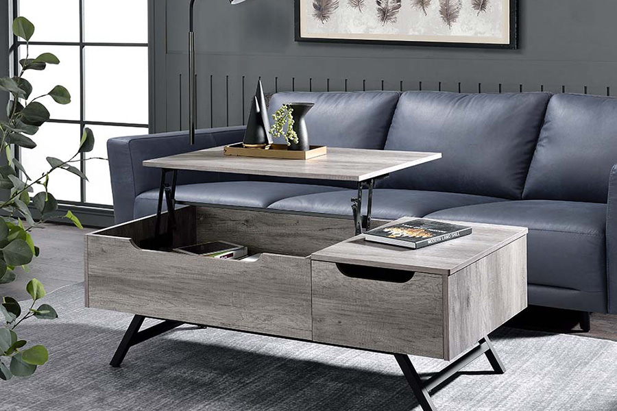 ACME Throm Coffee Table with Lift Top - Wood