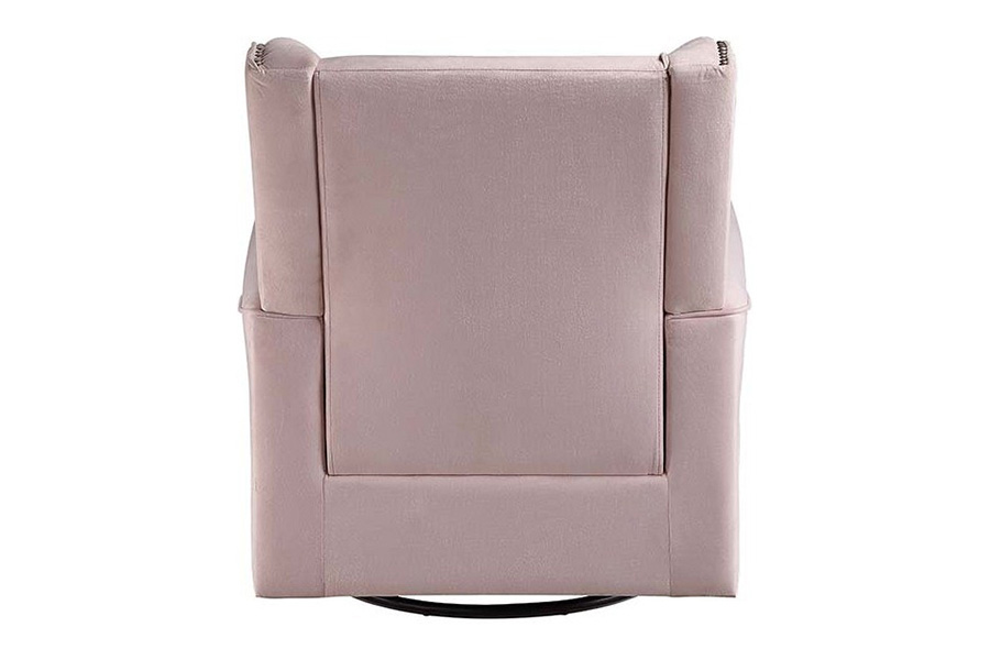 ACME - Tamaki Swivel Chair with Glider in Pink