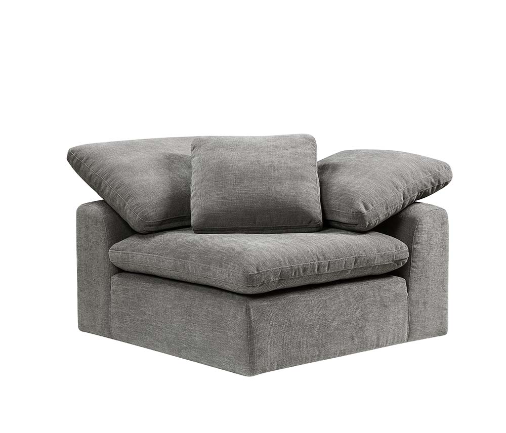 ACME Naveen Modular Wedge with Pillow - Gray Linen