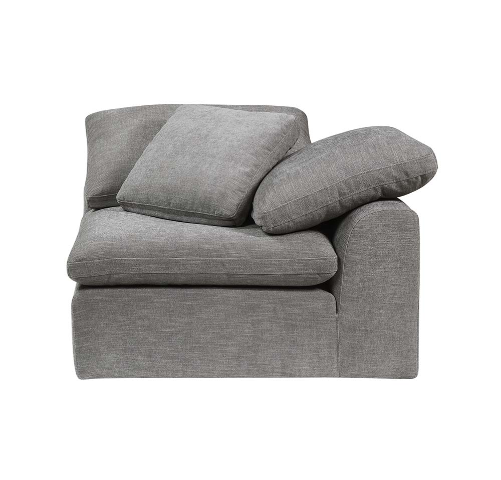 ACME Naveen Modular Wedge with Pillow - Gray Linen