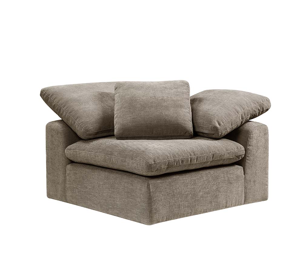 ACME Naveen Modular Wedge with Pillow - Beige Linen