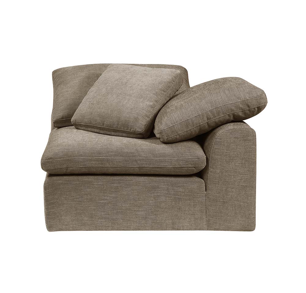 ACME Naveen Modular Wedge with Pillow - Beige Linen