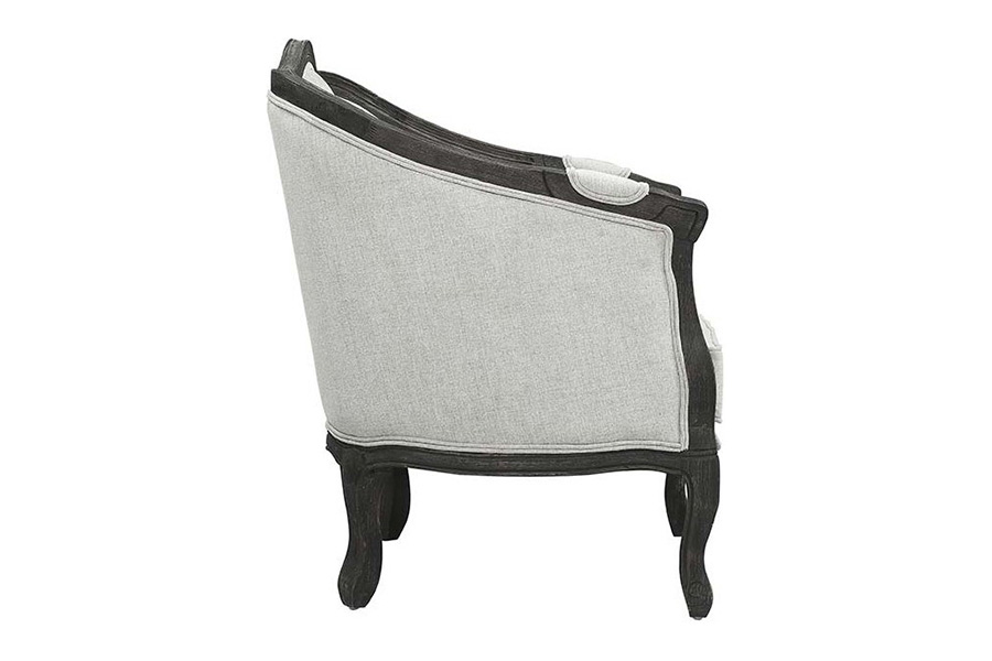 ACME - Samael Sofa with 3 Pillows in Gray/Dark Brown