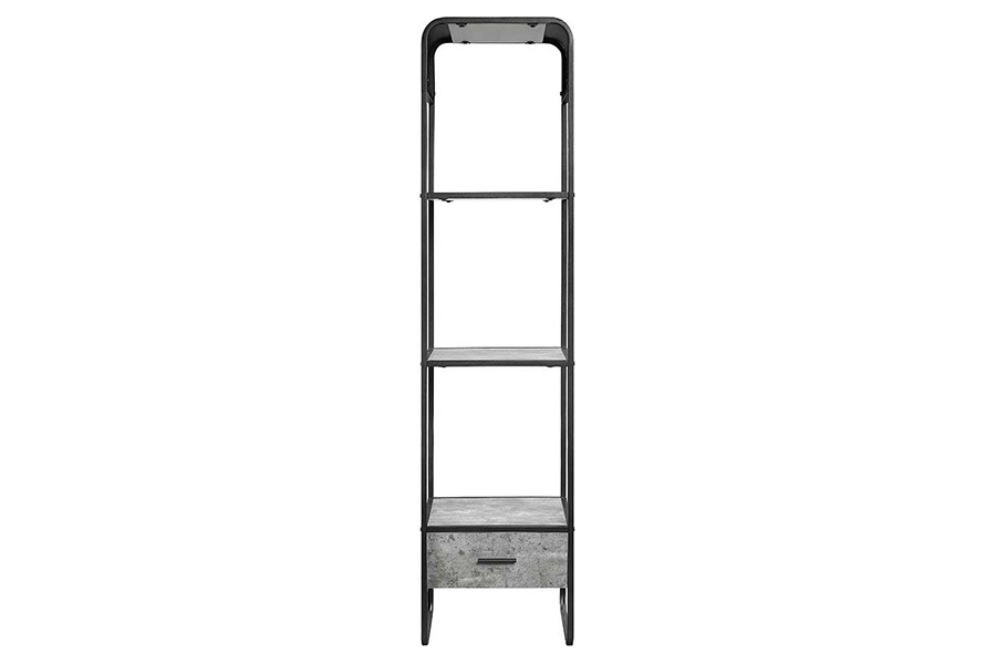 ACME - Raziela TV Stand Side Pier in Concrete Gray/Black