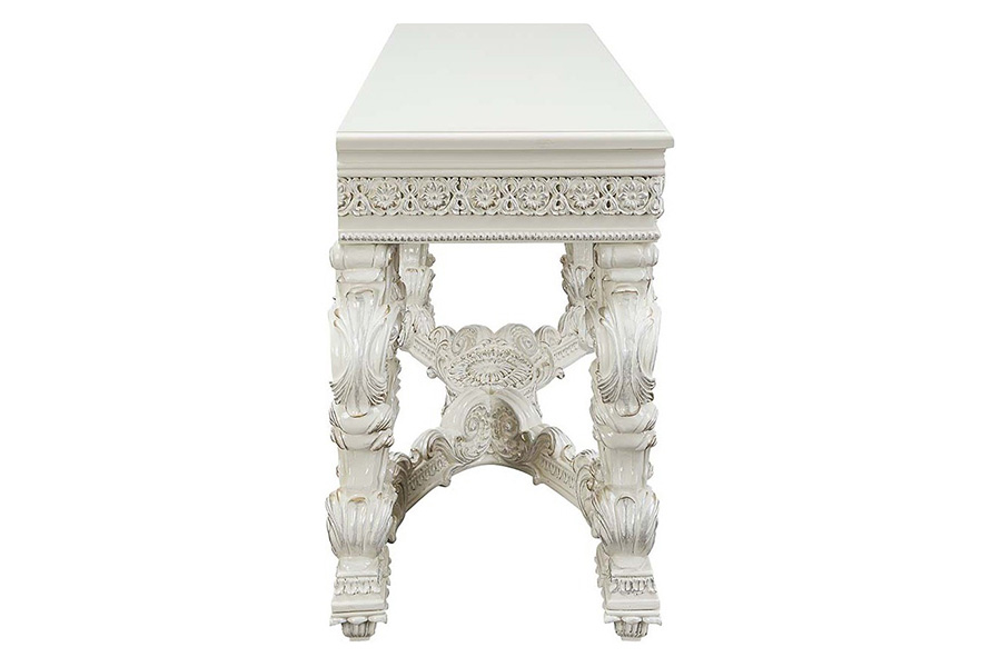 ACME - Adara Sofa Table in Antique White