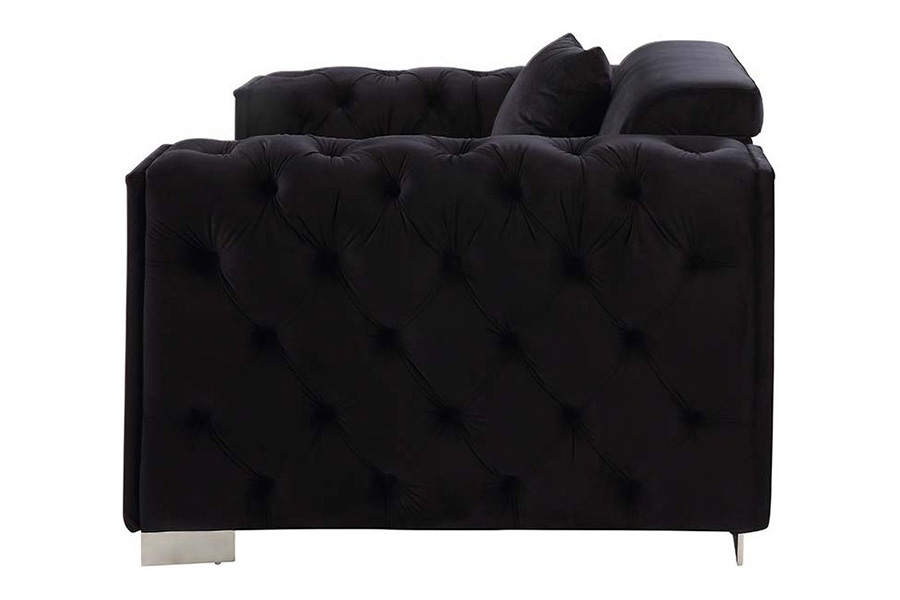 ACME - Trislar Chair with Pillow  (Same 52527) in Black