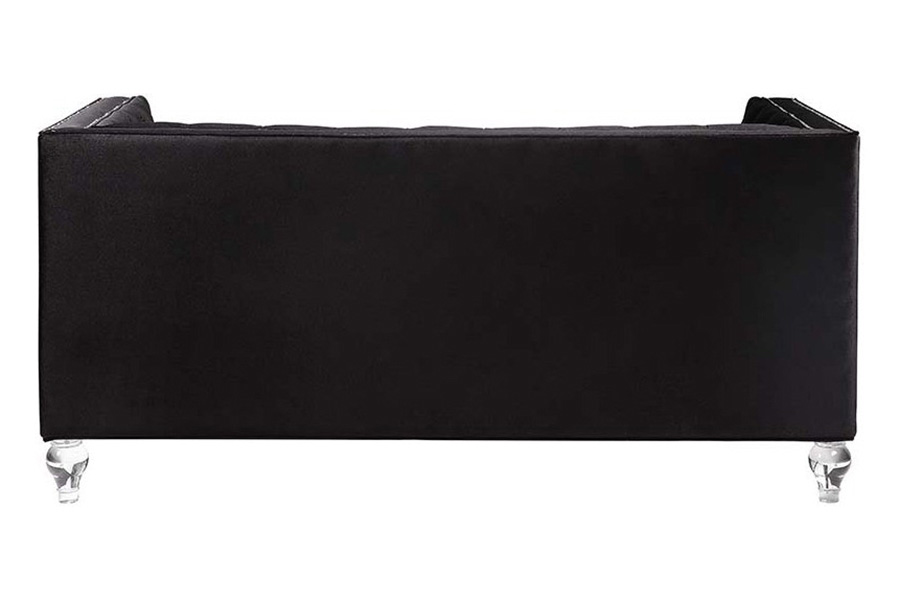 ACME Heibero Loveseat with 2 Pillows - Gray (LV01404)