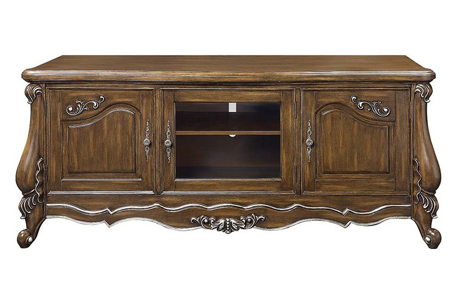 ACME - Latisha TV Stand in Antique Oak