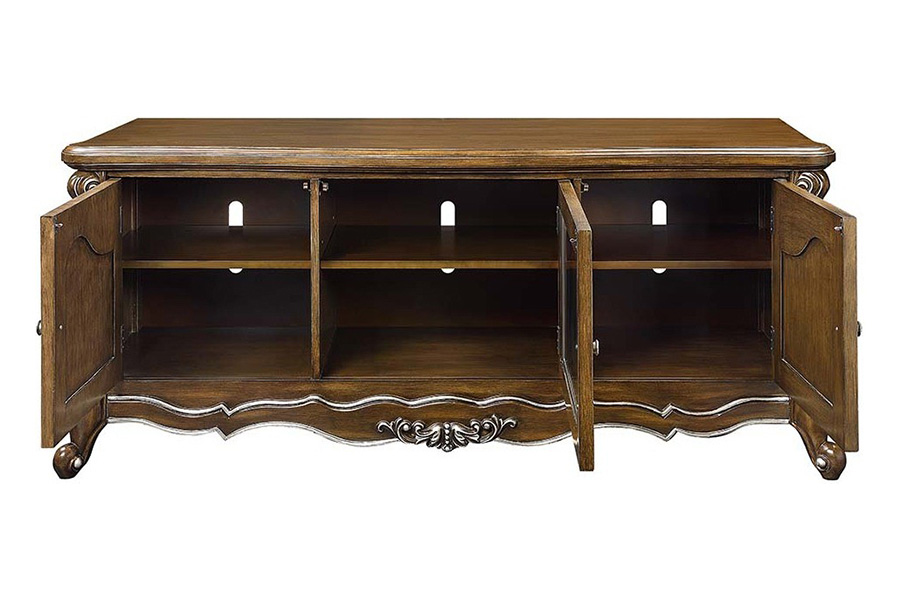 ACME - Latisha TV Stand in Antique Oak