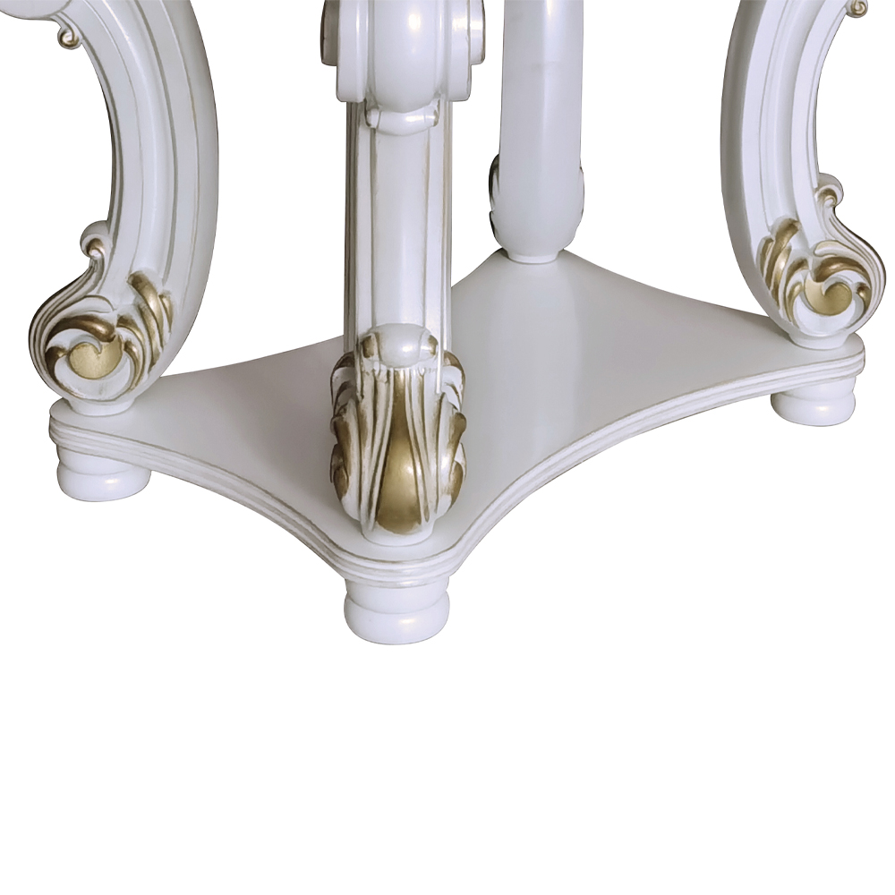 ACME Vendome End Table - Antique Pearl (LV01527)