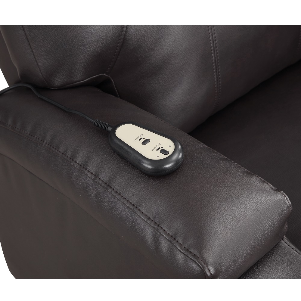ACME Recliner with Power Lift & Massage - Brown