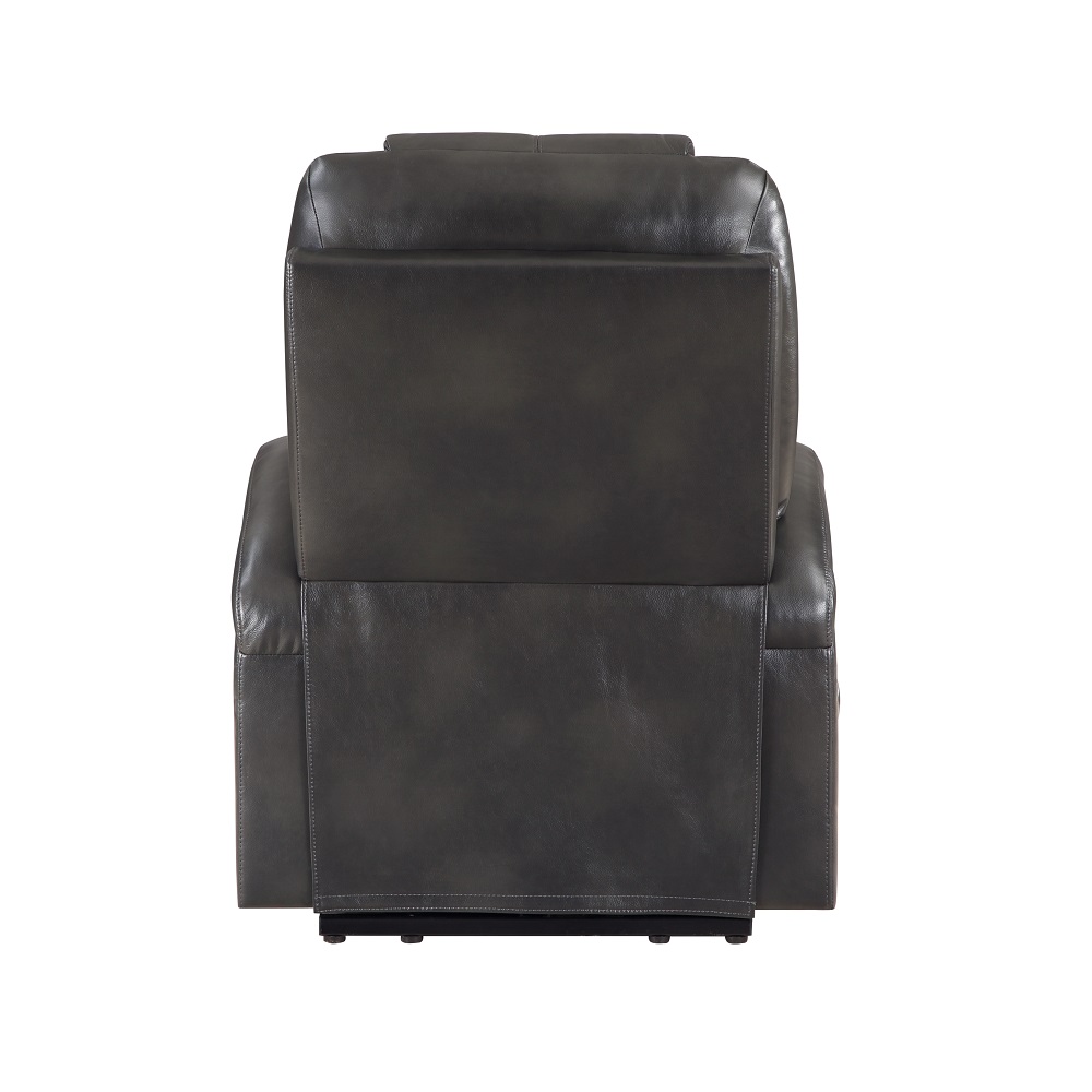 ACME Recliner with Power Lift & Massage - Gunmetal