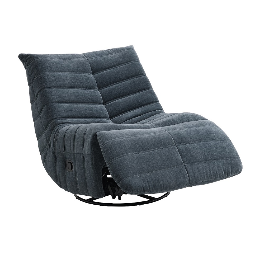 ACME Talmon Recliner with Swivel - Shadow Chenille