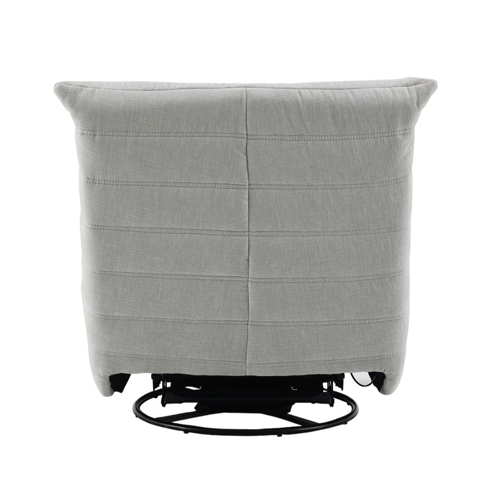 ACME Talmon Recliner with Swivel - Oyster Chenille