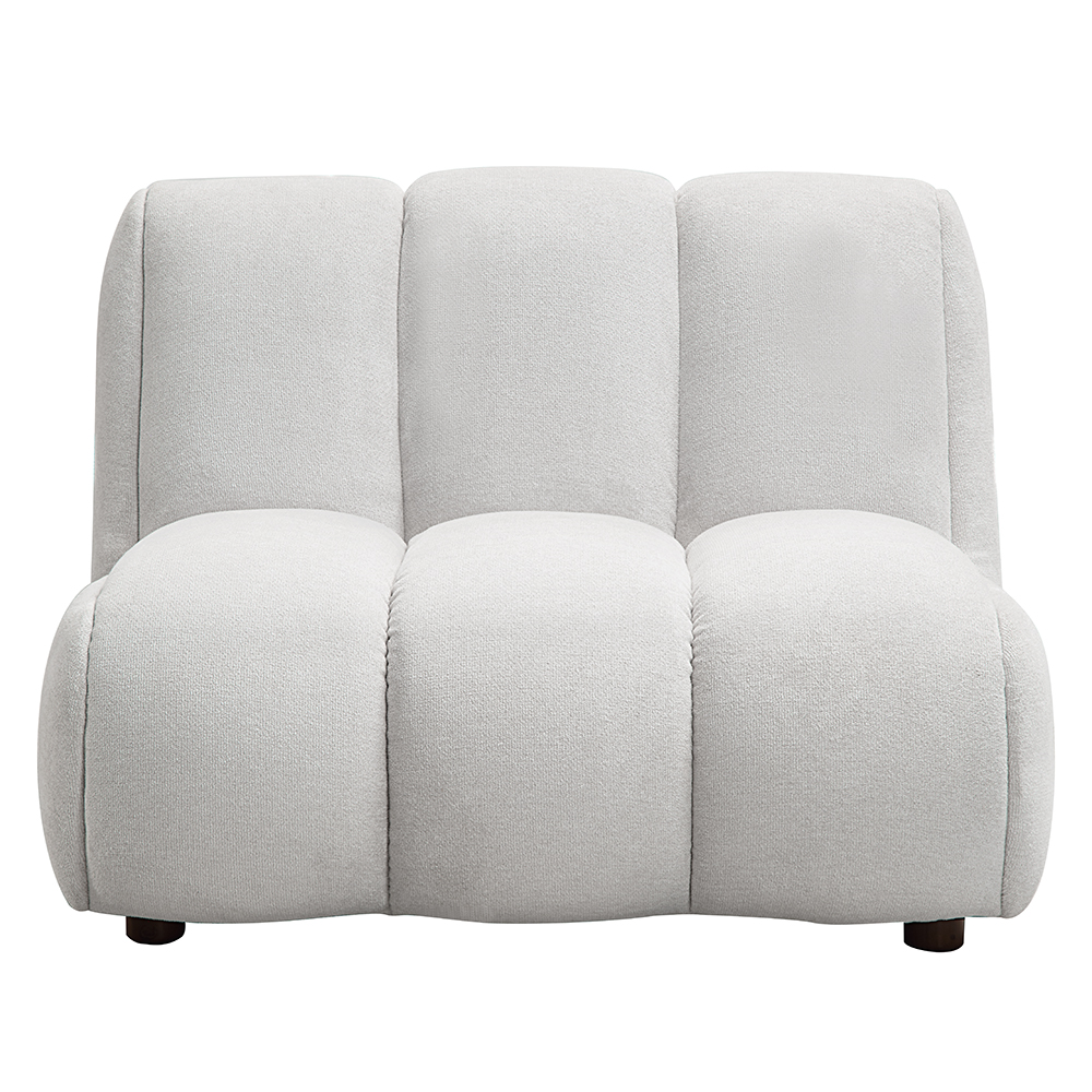 ACME - Manilla Chair in Ivory White Linen