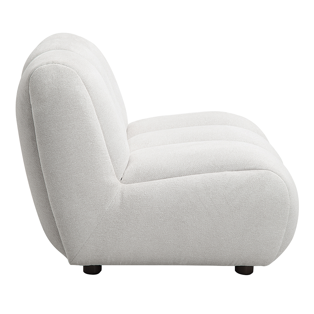 ACME - Manilla Chair in Ivory White Linen